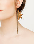 Pendulum Double Outline Earrings